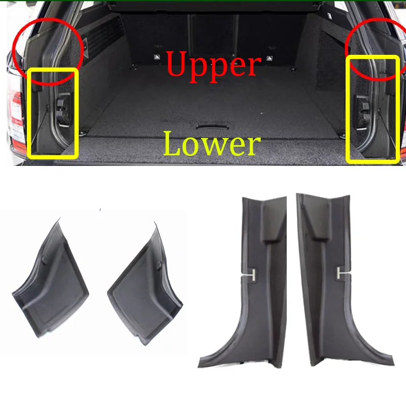 Wooeight 1Pc Rear Lamp Cover Tail Gate Tailgate Inner Molding Trim LR066627/LR066549 For Land Rover Range Rover L405 2013-2022