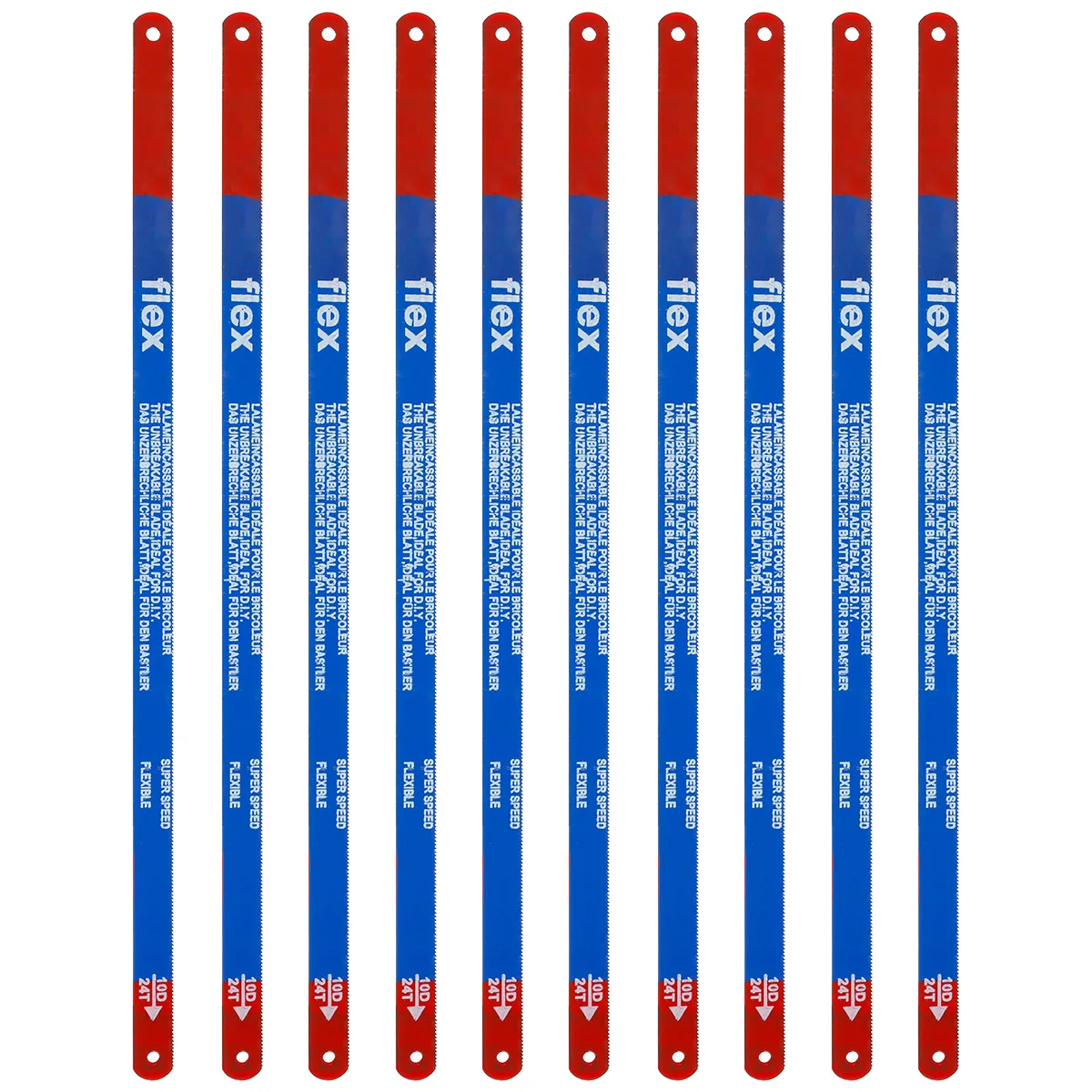 Imagem -02 - Aço Substituição Hacksaw Blades Grupo Jig Saw Blade 18 Dentes Corte Rápido Madeira 118 10 Pcs M35