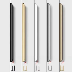 Cabinet Door Invisible Handle Light Luxury Modern Simple Drawer Embedded Cabinet Wardrobe Extended Door Handle Without Punching