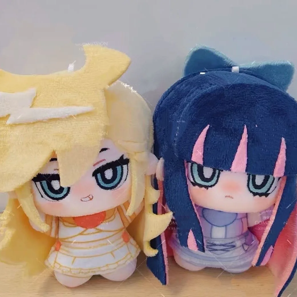 10cm Panty Stocking With Garterbelt Plushies Toys Keychain Anime Stocking Plush Dolls Toys Cute Figure Panty Stuffed Doll Gifts