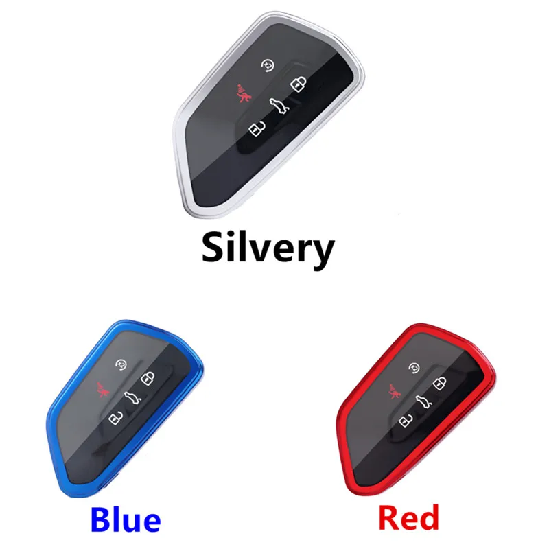 For Volkswagen Golf 8 MK8 ID 4 2023 CROZZ ID.3 Skoda A8 Octavia SEAT Leon Formentor Tarraco Transparent TPU Car Key Cover Shell