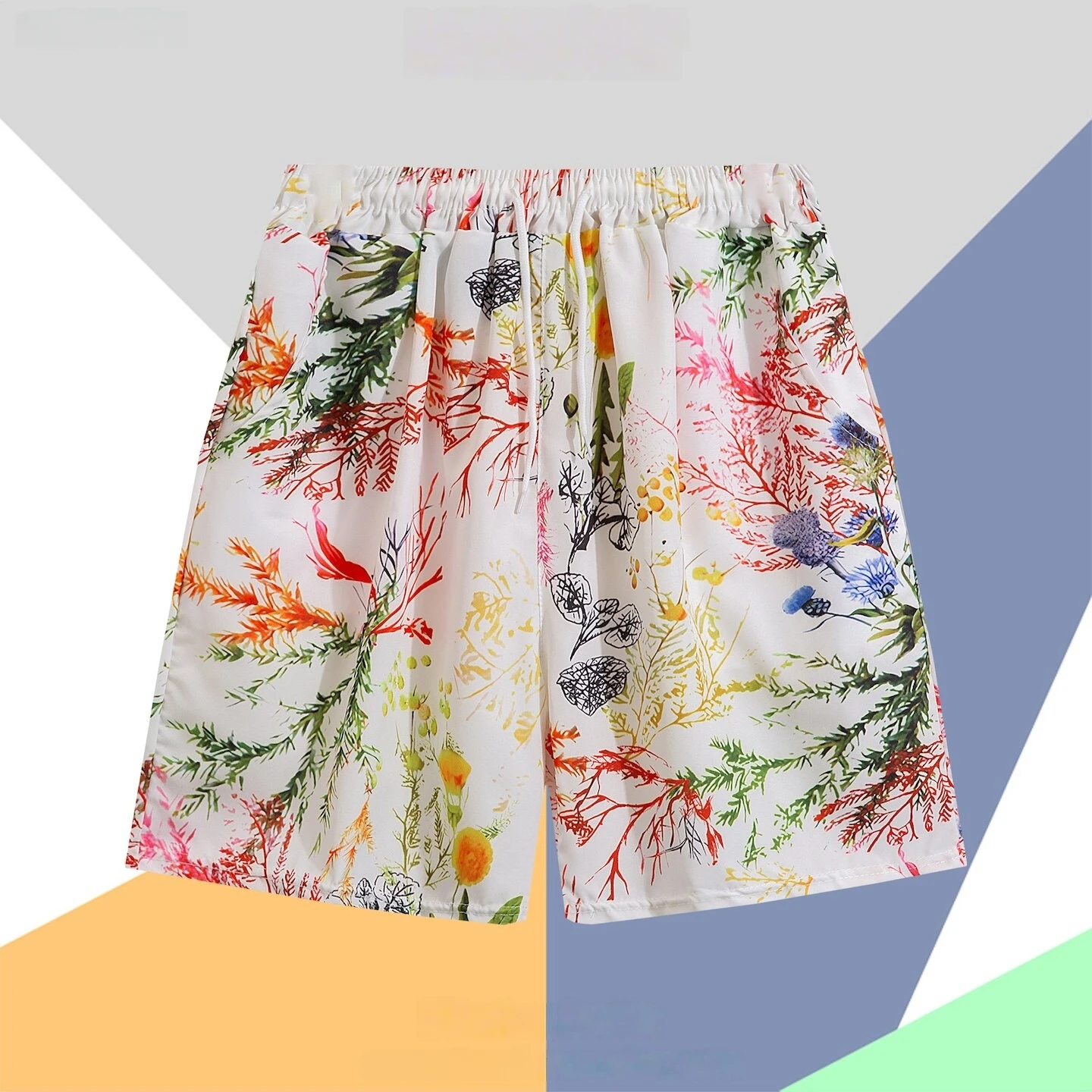 

Summer Beach Shorts Casual Outdoor Wear Quick-Drying Sanya Travel Surfing Holiday Lazy Style Men's Shorts