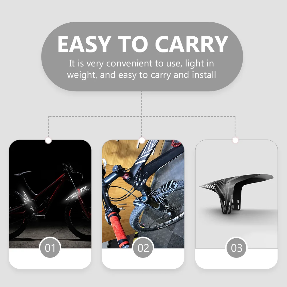 

Reflective Mudguard Am26 27.5 29 Mountain Bike Mudguard Practical Easy Use Lightweight Installation Cycling Accessory