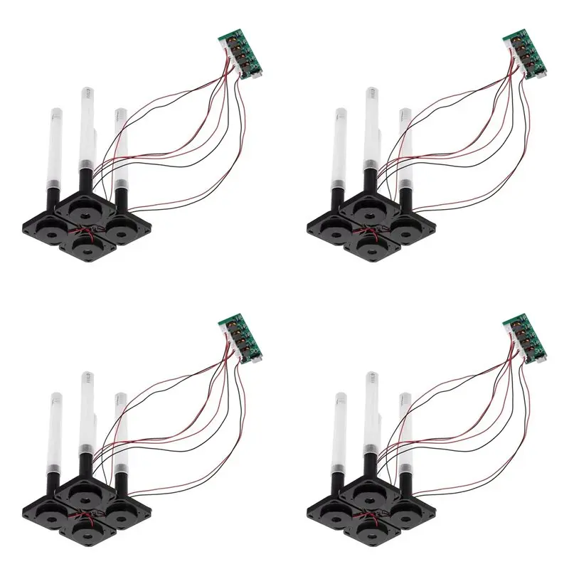A83X-4X Four-Spray Humidifier Module DIY Atomizer Control Board Driver Circuit Board 1 To 4 Plant Watering Large Fog Volume
