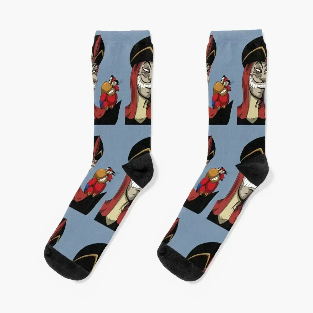 

Jafar and Iago Socks halloween cotton football with print Men Socks Luxury Brand Women's