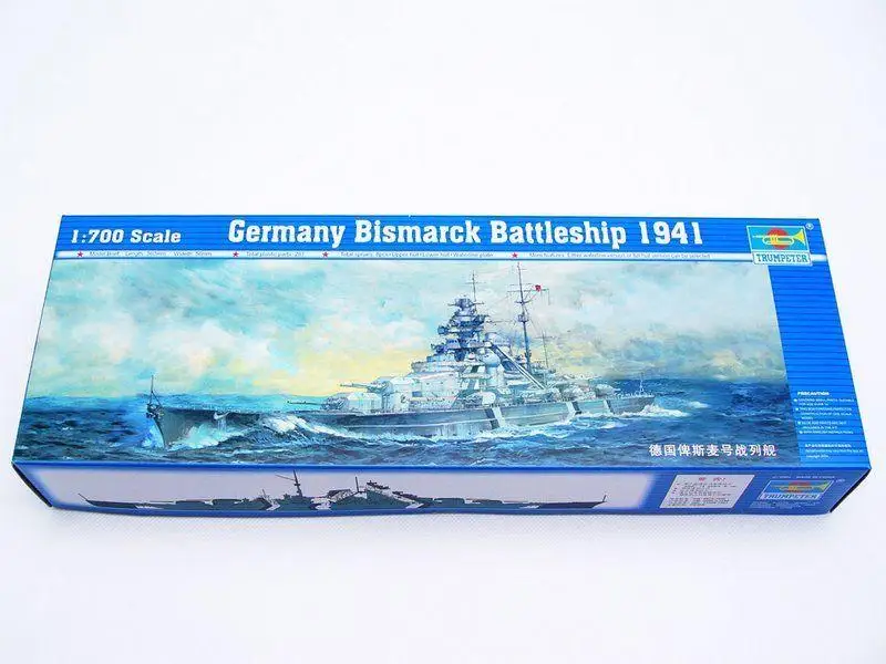 

Trumpeter 1/700 05711 German Battleship Bismarck 1941