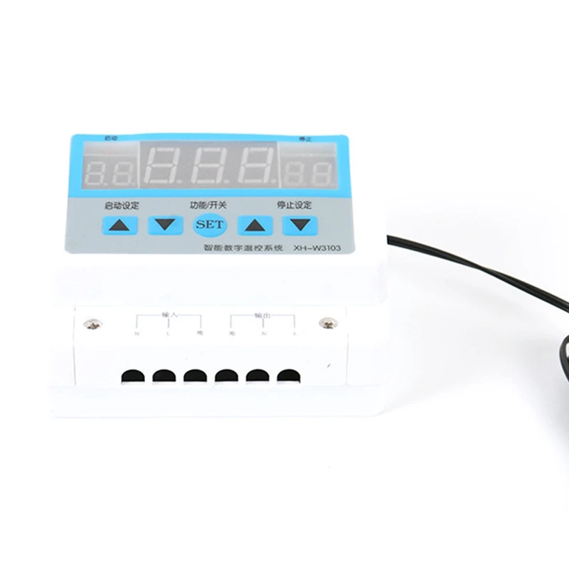 XH-W3103 ماكس 5000 واط ترموستات رقمي 30A متحكم في درجة الحرارة التبديل لأجهزة الصناعة المنزلية