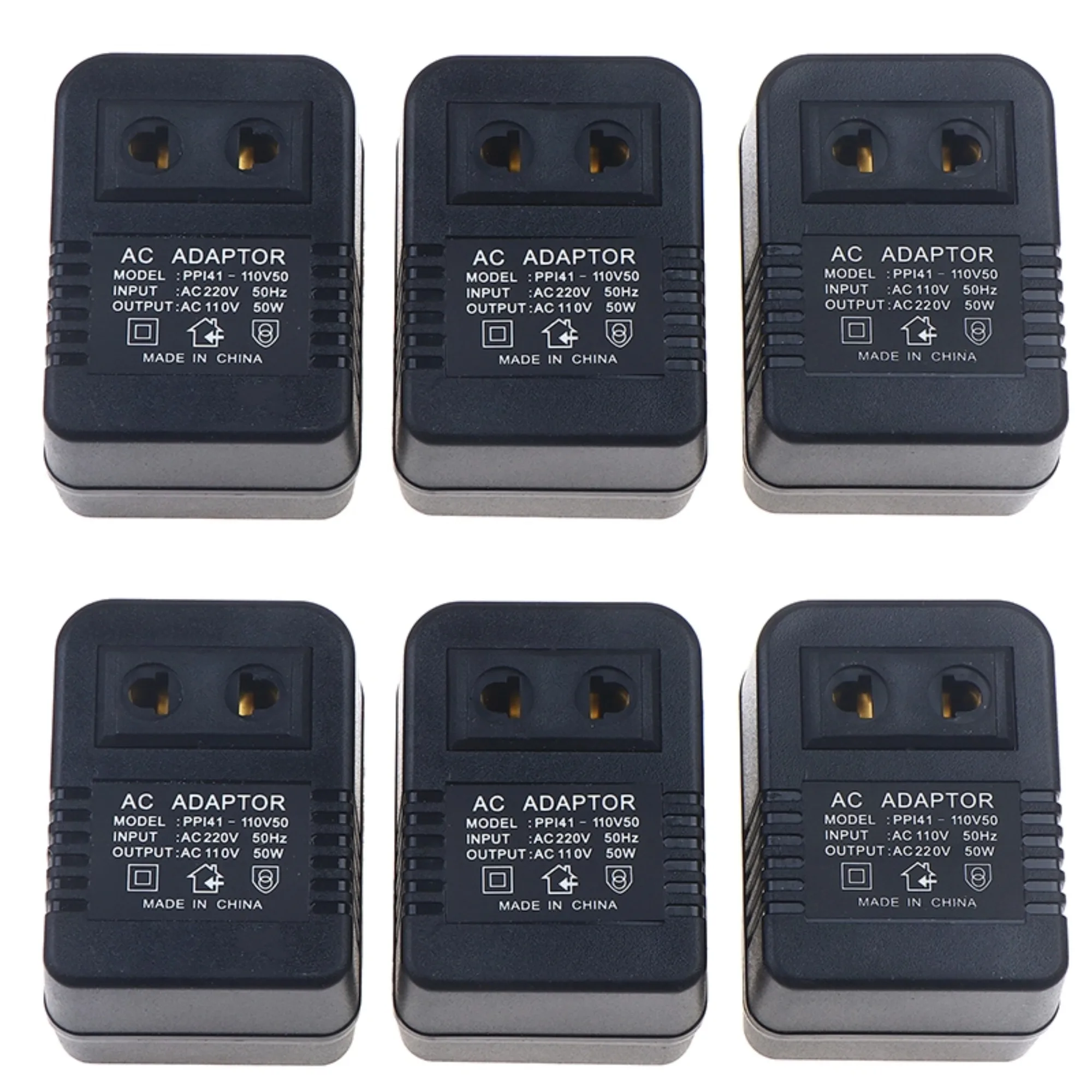 EU/US Plug Step Down Transformer Travel Adapter AC220V To 110V Or 110 To 220V Converter 50W Voltage Converter Regulator