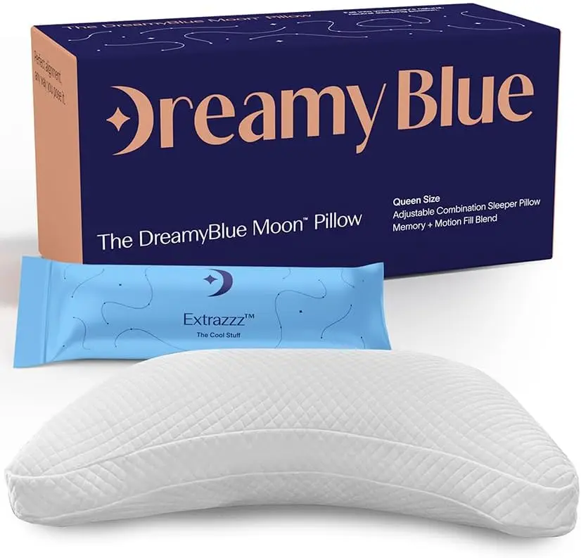 

Adjustable Loft Pillow, Shredded Memory Foam, CertiPUR-US, Queen
