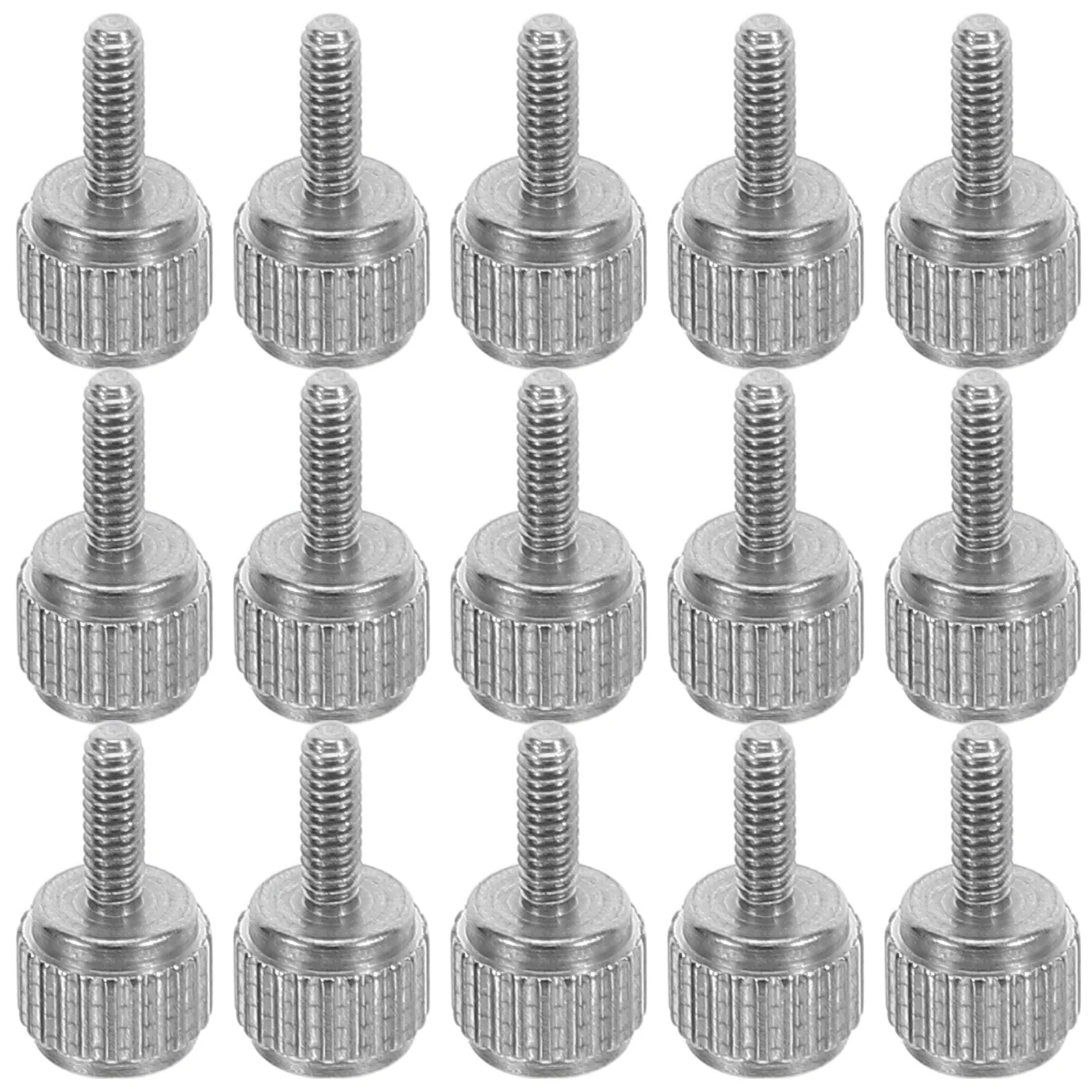 

20Pcs Knurled Thumb Screws Stainless Steel Flat Head Caliper Adjustment Bolts Accurate Measurement Locking Screws
