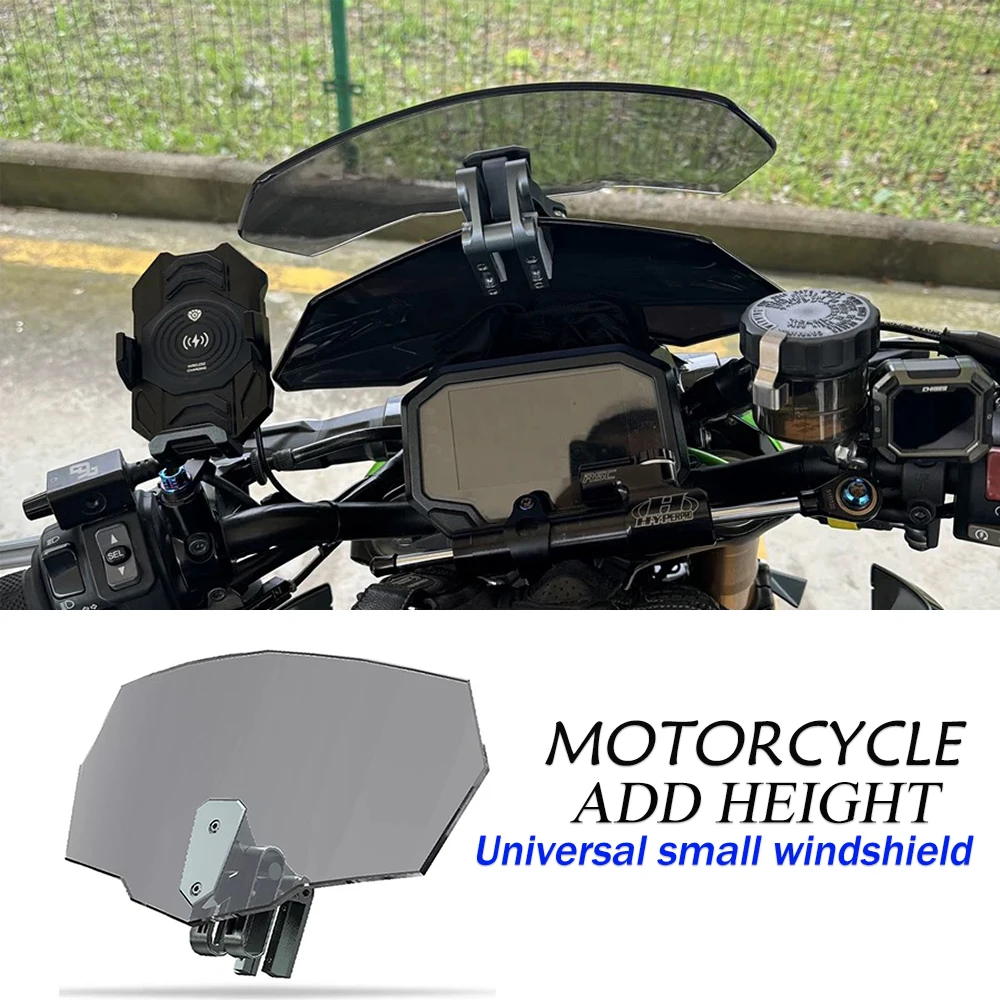 

Motorcycle Windshield Universal Modification Small Windshield Installation High lift Windshield Beauty modification Accessories