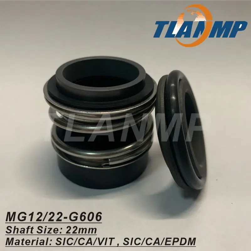 

MG12/22-G606 Q1BE3GG (4179573) Q1BVGG MG12/22-G50 TLANMP Mechanical Seals with G606/G50 Stationary Seat for MVI16-32 pumps