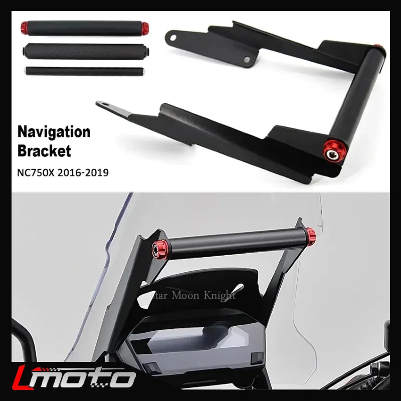 

For Honda NC750X NC 750X 2016 2017 2018 2019 Motorcycle Accessories GPS/SMART PHONE Navigation GPS Plate Bracket Adapt Holder