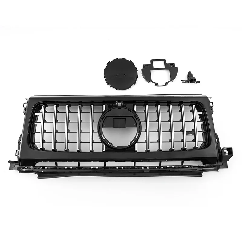 

Good quality chrome black front car grille with lamp cover for Benz G-class W464