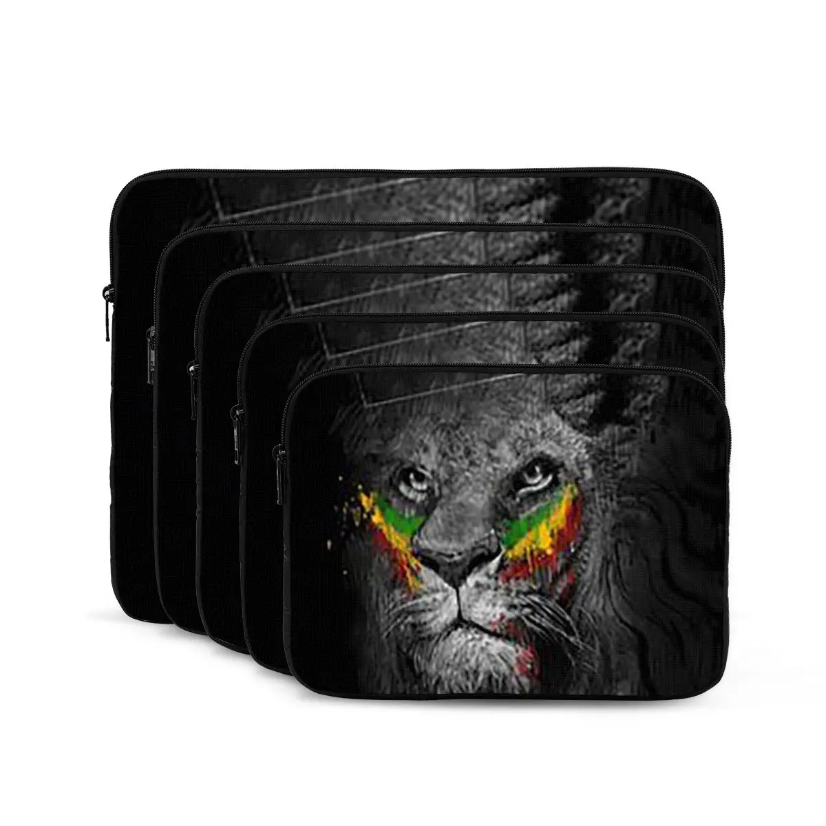 Rastafarian Amaiquina Reggae Rasta Lion Street Skullies Notebook Laptop Bag  For Macbook Air Pro Tablet Shockproof Case Bag