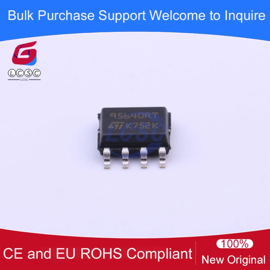 

M95640-DRMN3TP/K 95640RT 64Kbit EEPROM 1.7V~5.5V 20MHz SPI SO-8 Memory IC 10Pcs/Pack