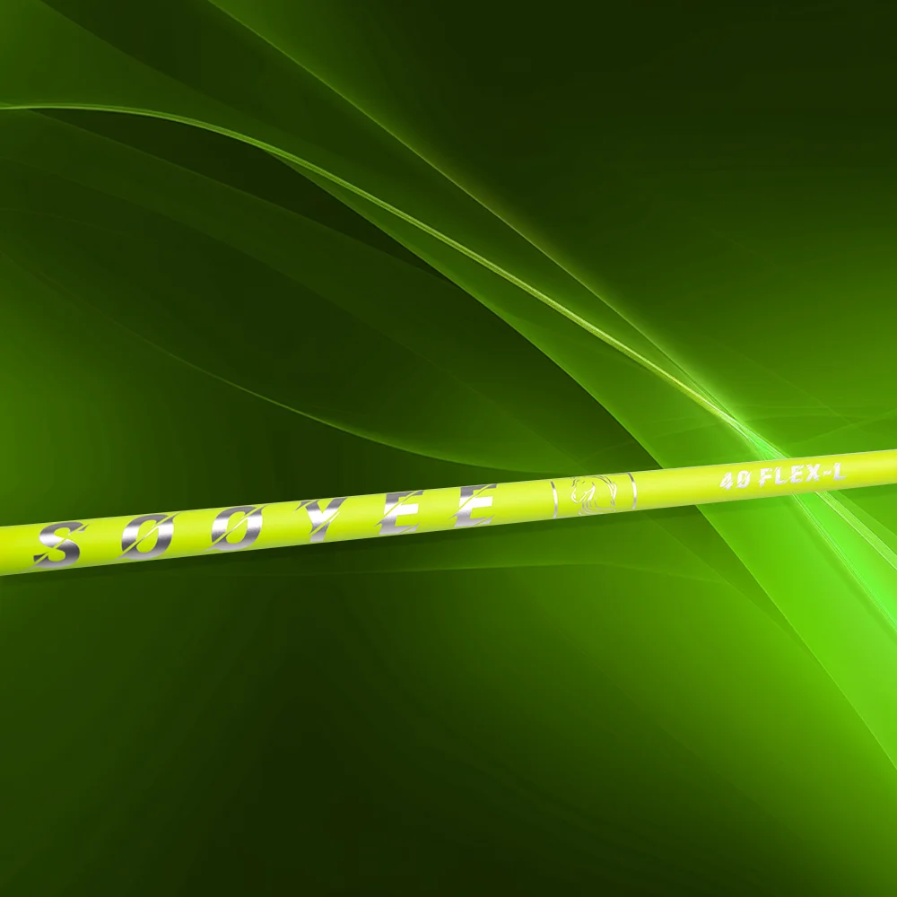 SOOYEE عمود جولف كربون كامل غير لامع 40 جرام 50 جرام 60 جرام 70 جرام فليكس L R S X Grass Green يزيد من المسافة والتحكم #2