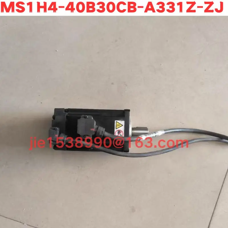 Used Servo motor MS1H4-40B30CB-A331Z-ZJ  Normal Function Tested OK