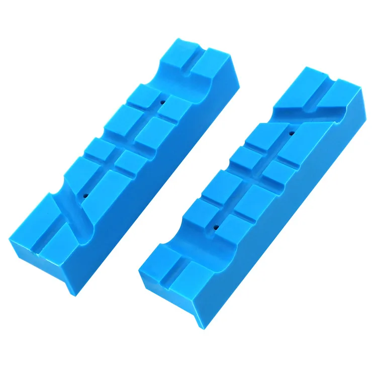 5.5in Vise Jaws Milling Vise Jaw Clamps With Magnetic Nylon Vise Pad