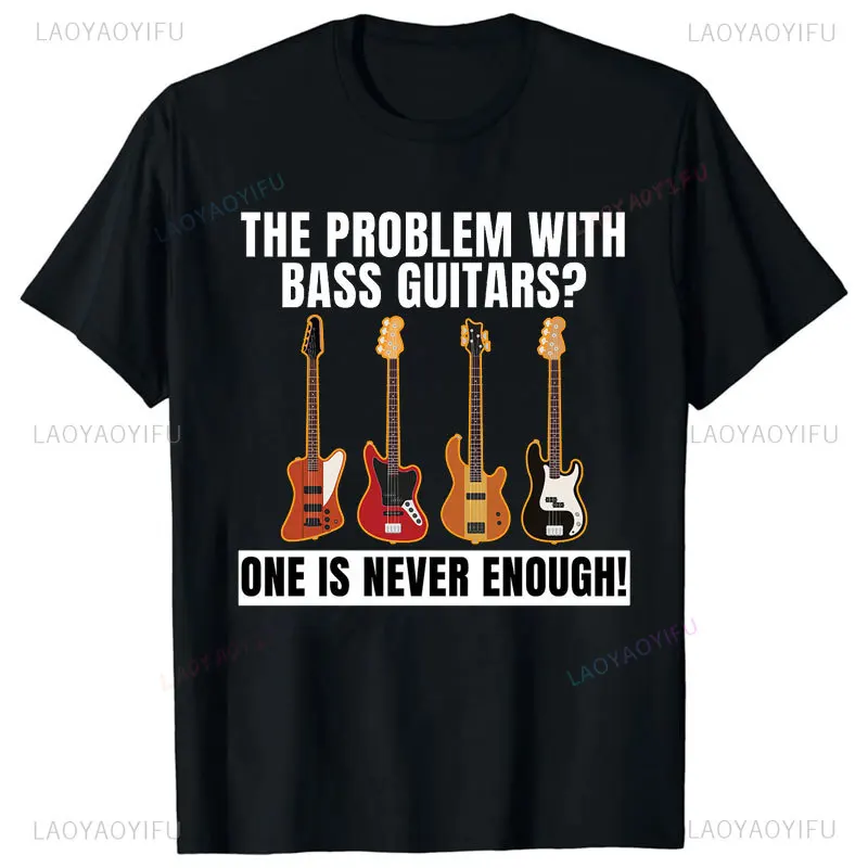 Funny Electric Guitar Music Style Short Sleeve Tshirt Fashion Man T Shirts Summer Casual O-neck Cotton T-Shirts Streetwear Tees image 4