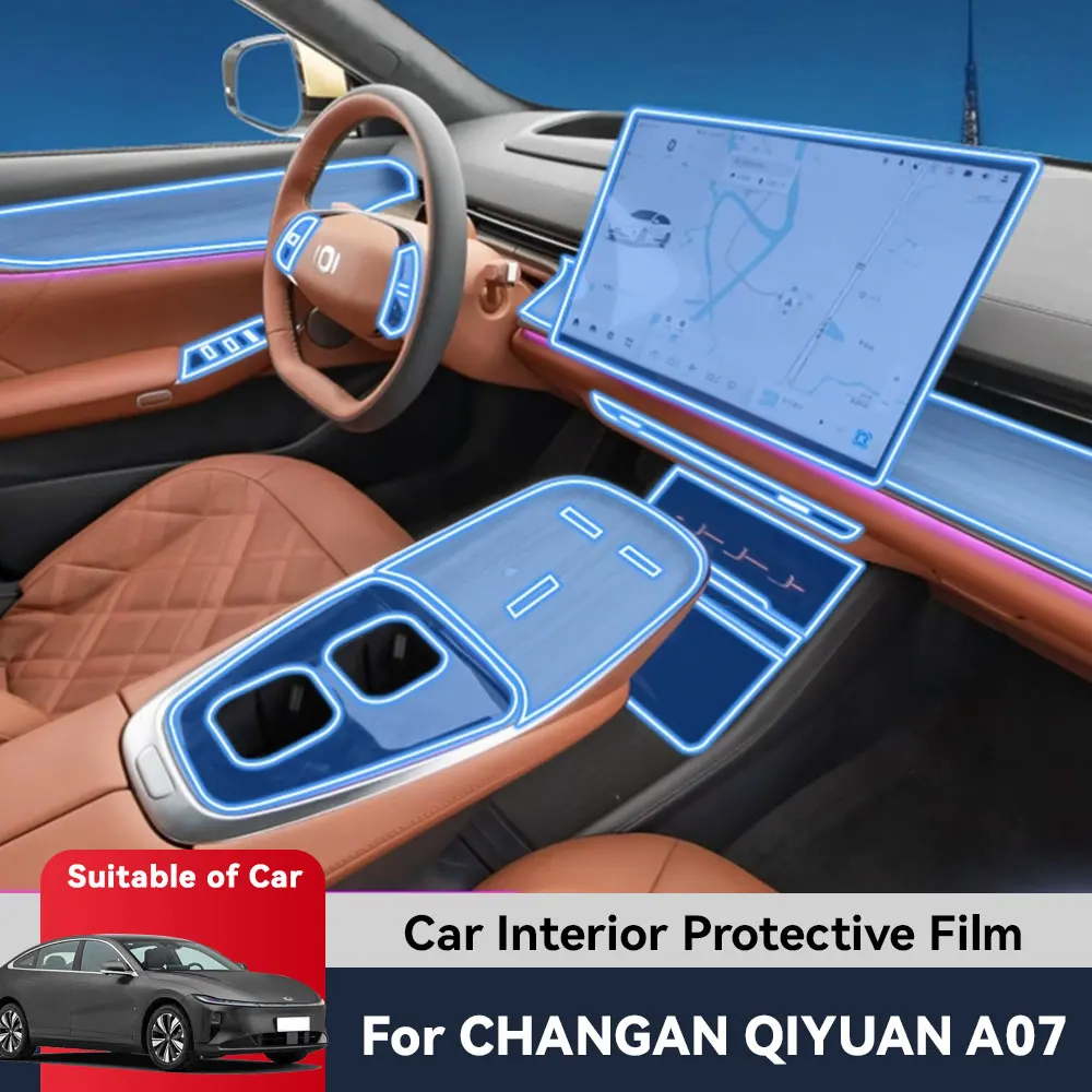 

Auto Central Control Screen TPU Navigation Anti Scratch interior Protection Film GPS Navigation For CHANGAN QIYUAN A07 2024