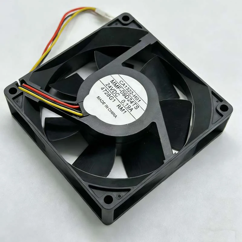 New For Melco MMF-09D24TS DC 24V 0.19A 90x90x25mm 3-Wire Server Cooling Fan