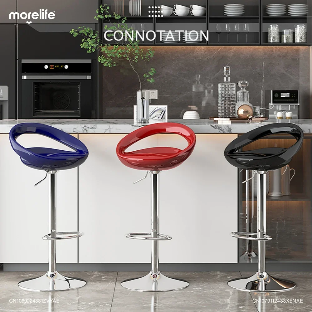 Nordic Bar Chairs Household Kitchen High Legged Stool Light Luxury Creative Modern Minimalism Lifting Coffee Shop Counter Chair