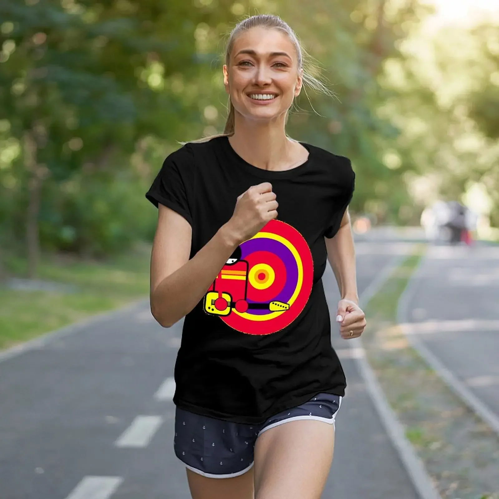 Super 8 T-Shirt anime sweat animal print aesthetic clothes t-shirts for Women loose fit