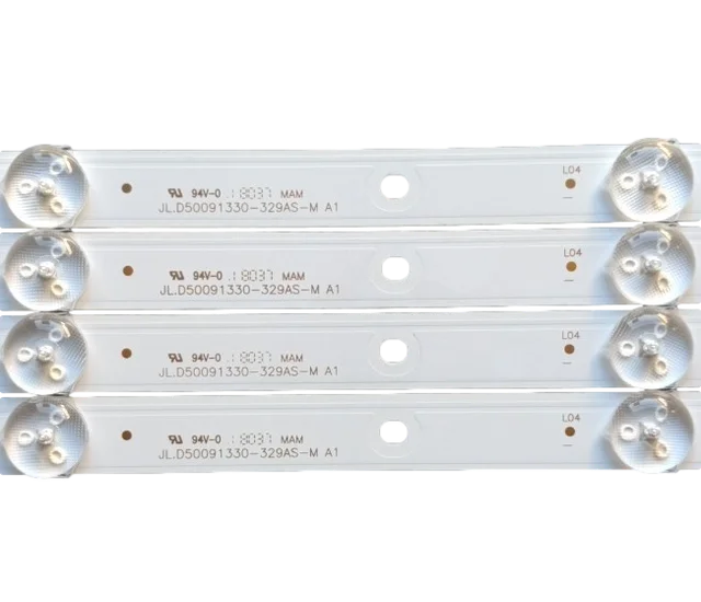 

NEW 4pcs LED backlight strip for Tosh iba 50LF621U19 TF-50A810U19 50LF711U20 50LF711U20 JL.D50091330-329AS-M PK6D509000I
