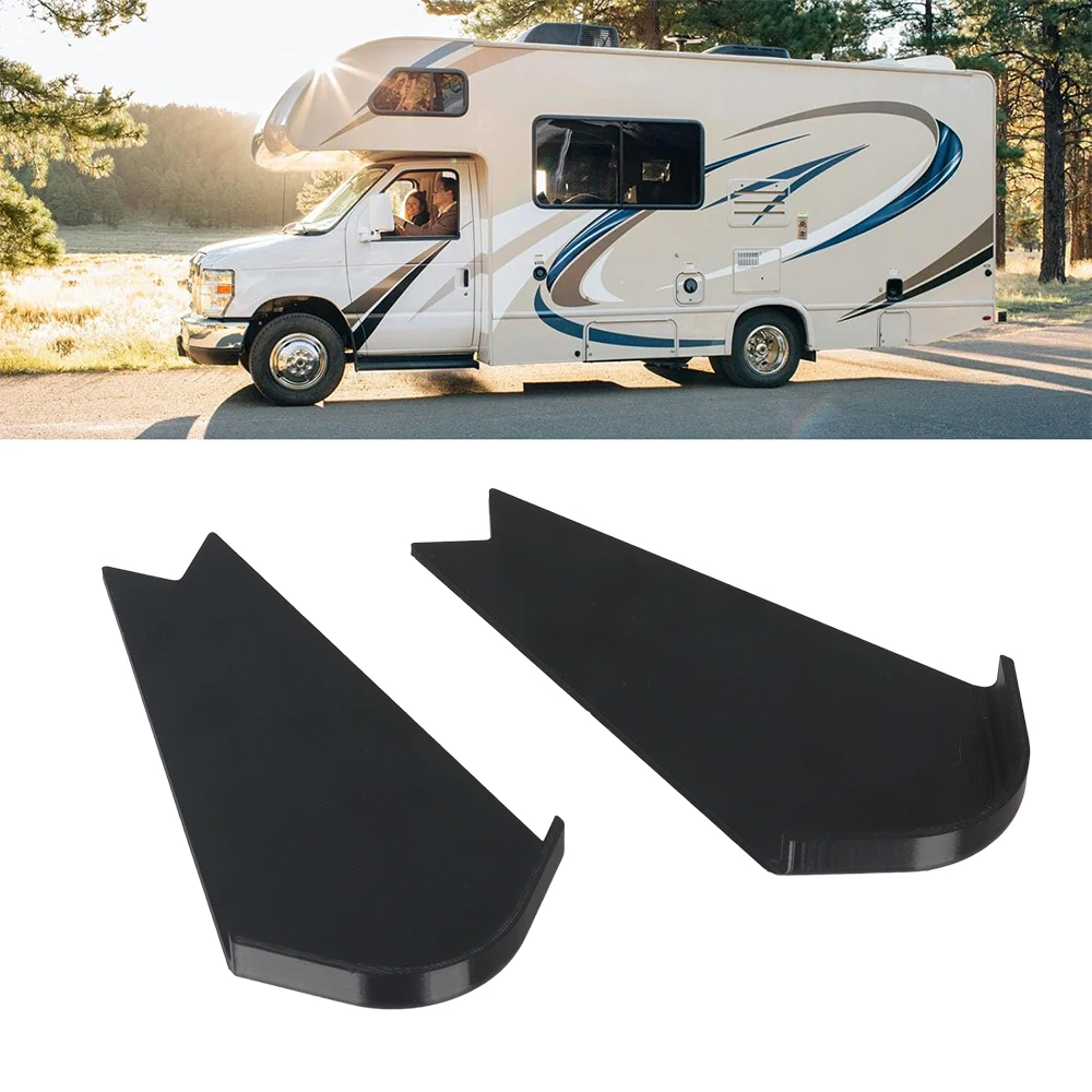 2Pcs RV Sliding Door Corner Covers Motorhome Cabin Door Protective Cover Anti Collision Impact Resistance For Caravan Camper Van