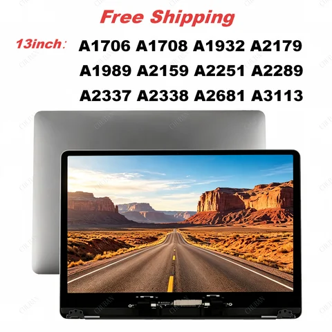 Brand New LCD Monitor Display Screen Assembly for MacBook Air Pro A1706 A1932 A1989 A2159 A2251 A2289 A2337 A2338 A2681 A3113
