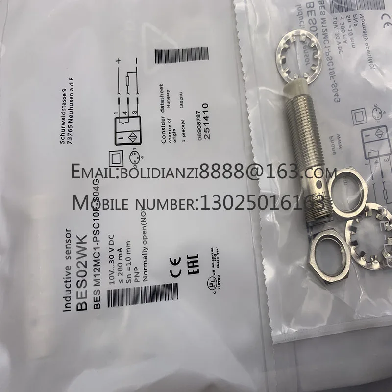 مستشعر أصلي جديد BES M12MF1-PSC30A-S04G-W متوفر في المخزون