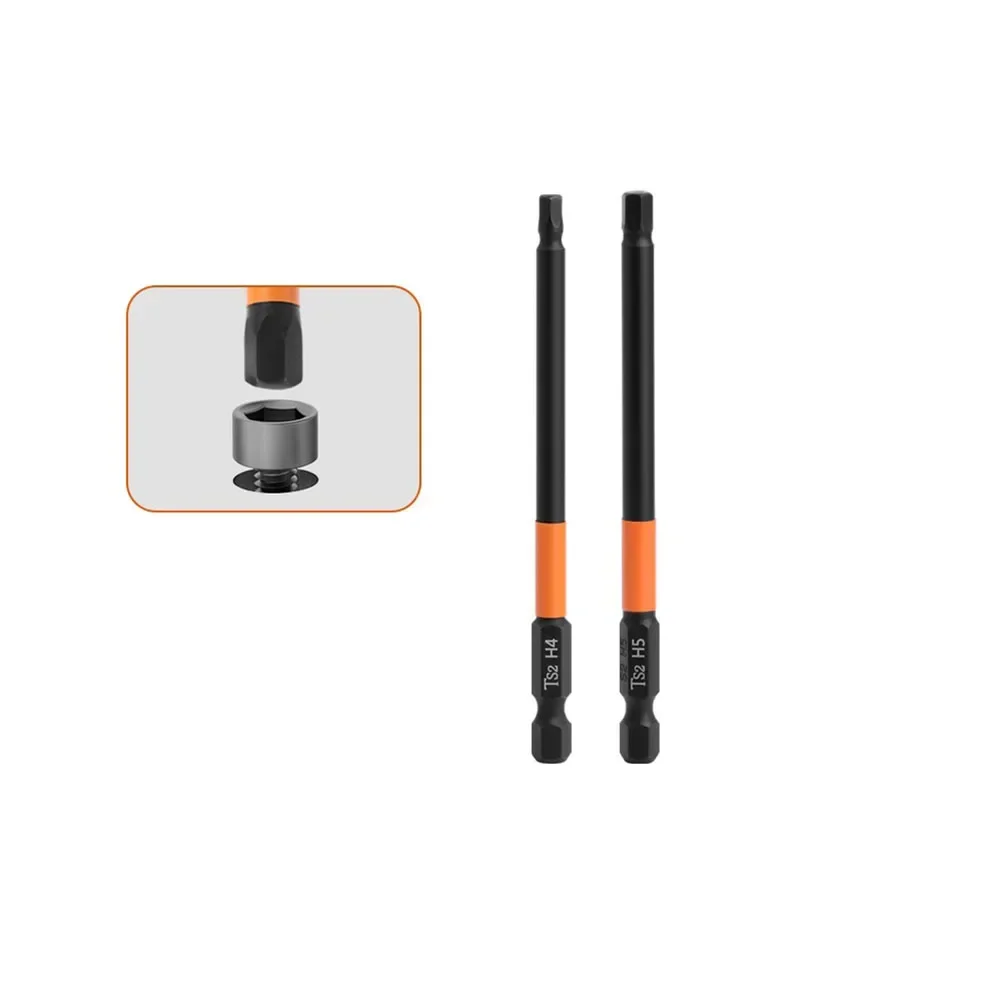 1 pc hex cabeça broca chave elétrica chave de fenda bit 100mm métrica h2 h2.5 h3 h4 h5 h6 para acessórios da ferramenta broca elétrica