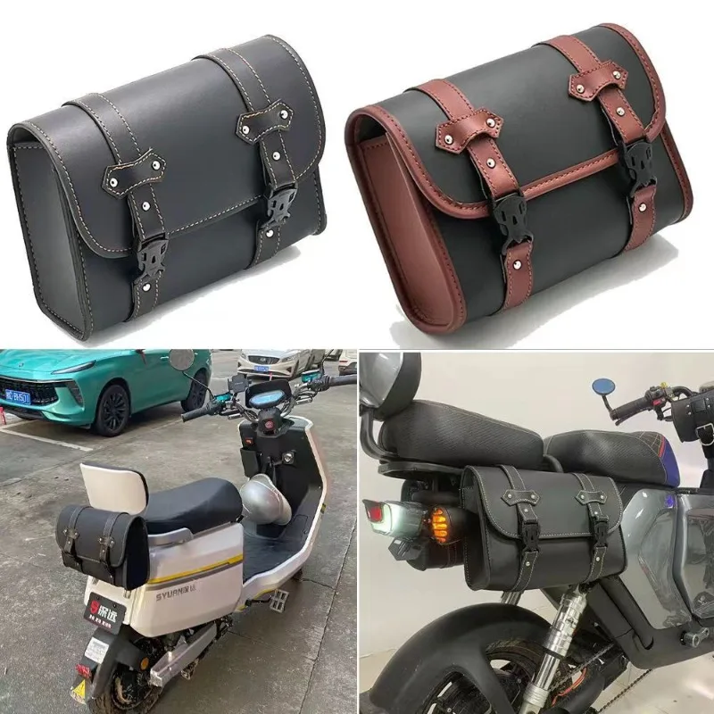 

Universal Retro Motorcycle Large-capacity Side Pocket Storage Tool Waterproof Side Pocket