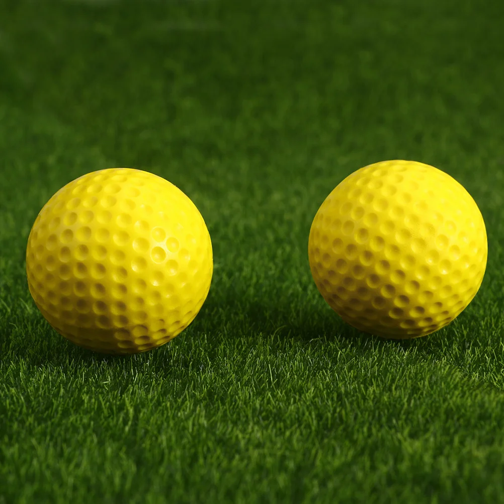 Palline da pratica da golf da 5 pezzi, durevoli, leggere, ad alta elasticità per allenamento e esercizi indoor e outdoor