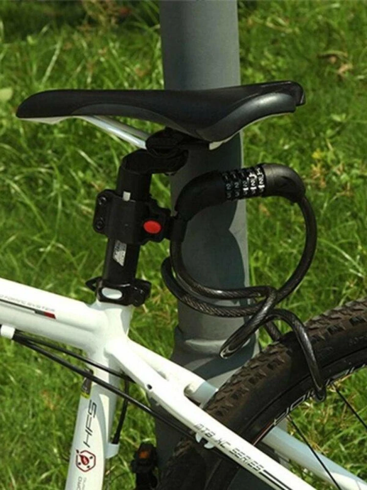 AliExpress Bicycle lock 4-digit password combination bicycle security lock MTB anti-theft lock for bicycle equipment