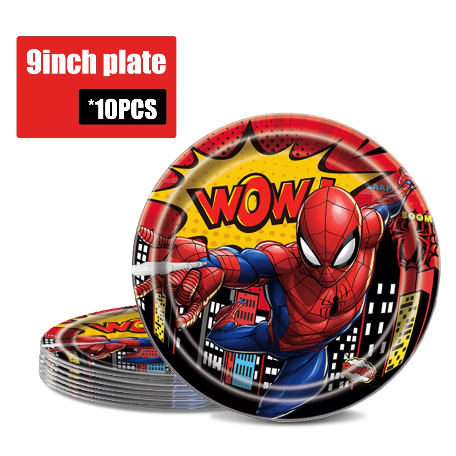 Spiderman Theme Disposable Tableware Decoration Kid Birthday Party Supplies Paper Cup Plate Tablecloth Napkin Party Baby Shower