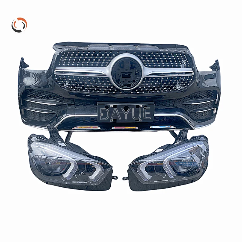 Suitable for  GLE350 GLE400 GLE450 W167 2020-2023 high-quality body kit parts, front bumper and headlights gle