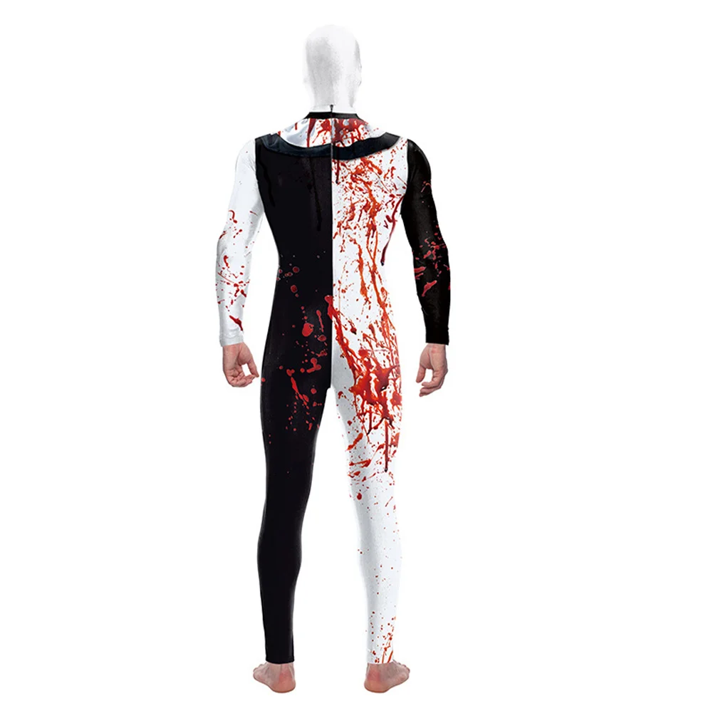 Horror 2024 Terrifier 3 Cosplay Art Clown Jumpsuit Bloederige Bodysuit Vermomming Set Volwassen Halloween Carnaval Feest Verkleedkleding