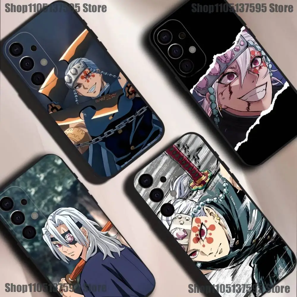 

Anime Tengen Uzui Phone Case For Samsung S25,S24,S21,S22,S23,S30,Ultra,S20,Plus,Fe,Lite,5G Black Cover