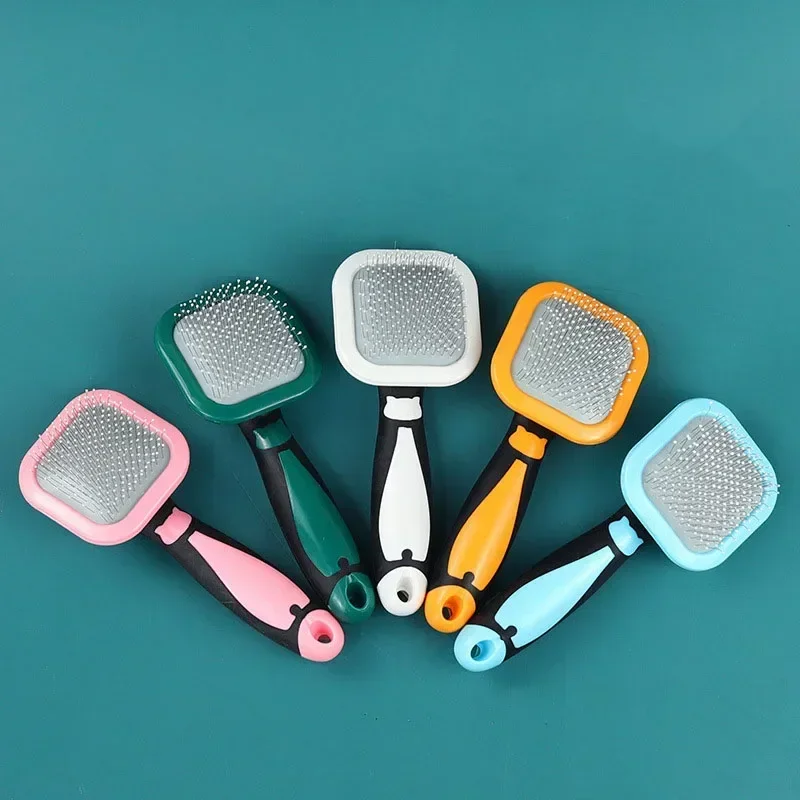 Pet Grooming Self Cleaning Slicker Brush for Small Medium Dogs Cats