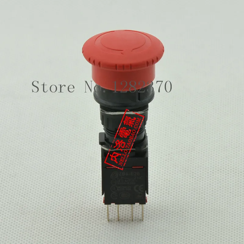 

[ZOB] French-made 16mm original genuine emergency stop switch XB6-AS8342B 1 NC --5pcs/lot