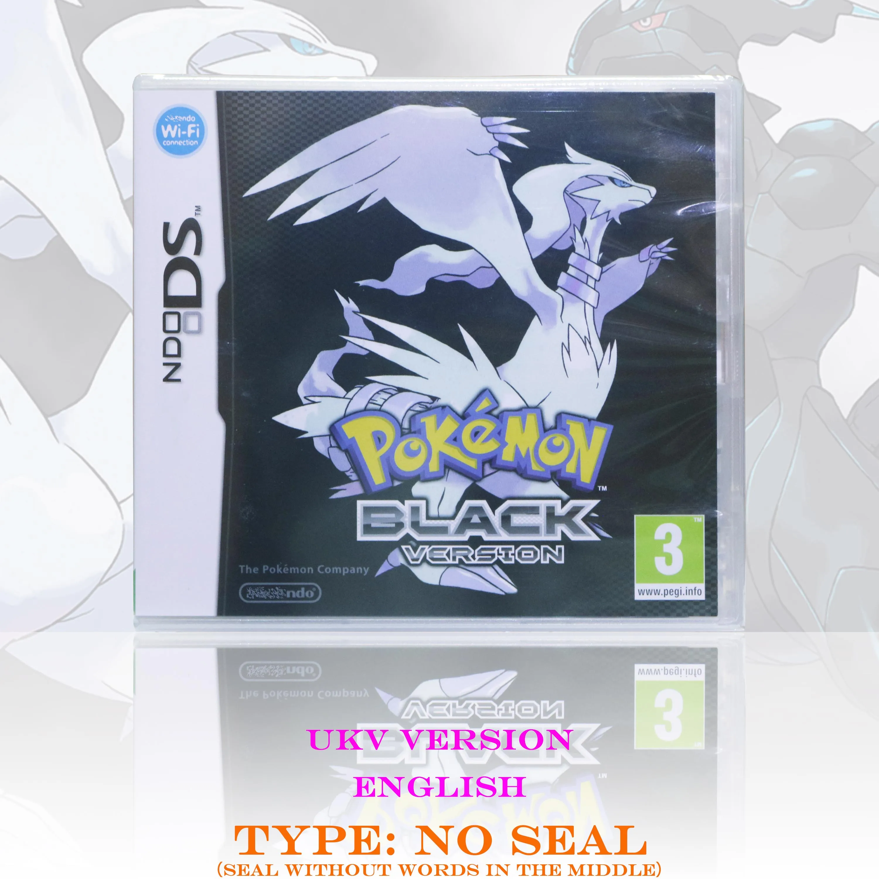 UKV Versie Pokémon Platinum Zwart Wit Nieuwe Verzegelde Verpakking Met Doos en Handleidingen DS Videogame Cartridge Voor DS 2DS 3DS Console