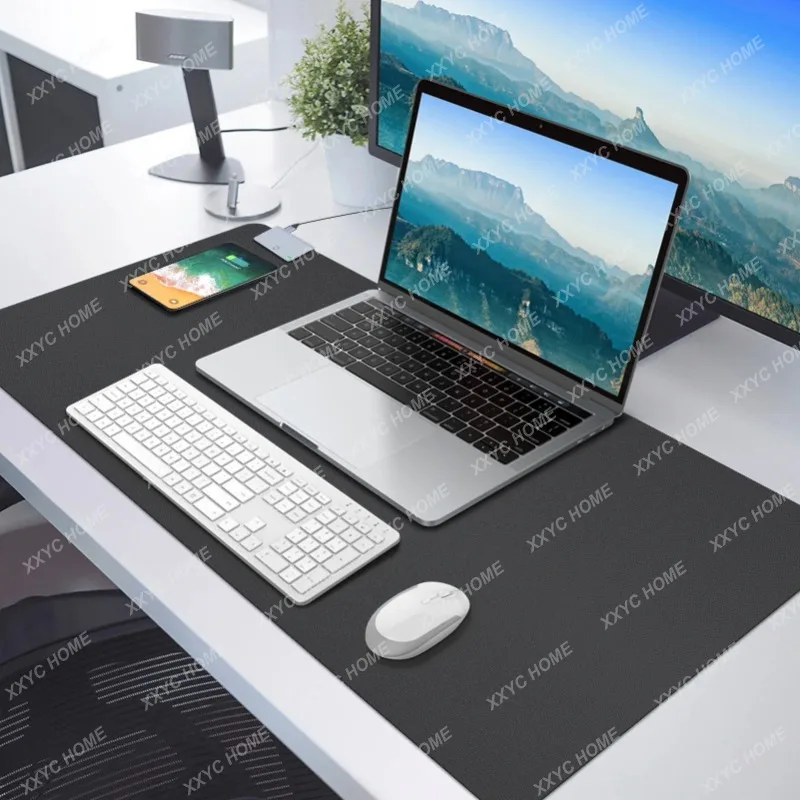 Multi-functional Heated Warm Writing Mouse Pad Wireless Charger Qi Wireless Charging Desk Notebook Keyboard Pads