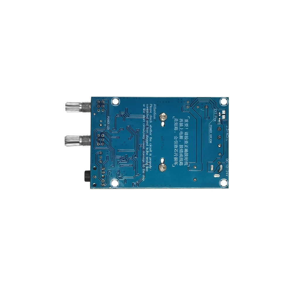 2.0 ซับวูฟเฟอร์ TPA3116 บอร์ดขยายเสียงดิจิตอล 12-24V บอร์ดสำเร็จรูปกำลังสูง 100W เอาต์พุตเสียงเบส รองรับการปรับความถี่
