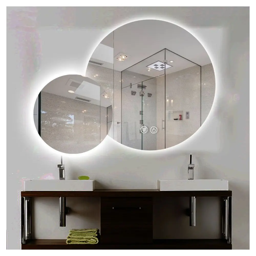 Big Wall LED Dressing Mirror Wall Full Mirror Smart LED Lighted Full Length Mirror