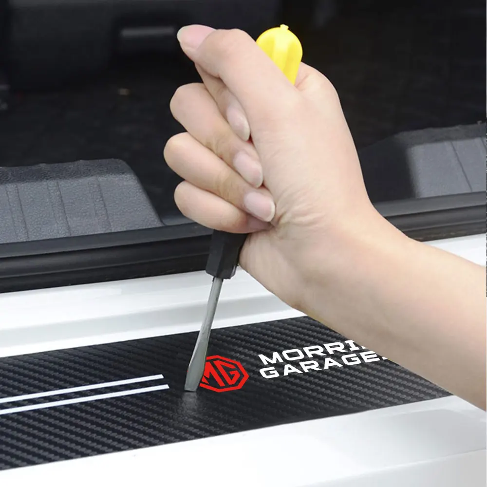 Adesivi Per Soglia Porta Auto In Fibra Di Carbonio Pellicola Protettiva Per Morris Garages MG3 MG4 Zs Mg MG5 MG3 MG4 MG6 MG7 X-Power Hector Gt