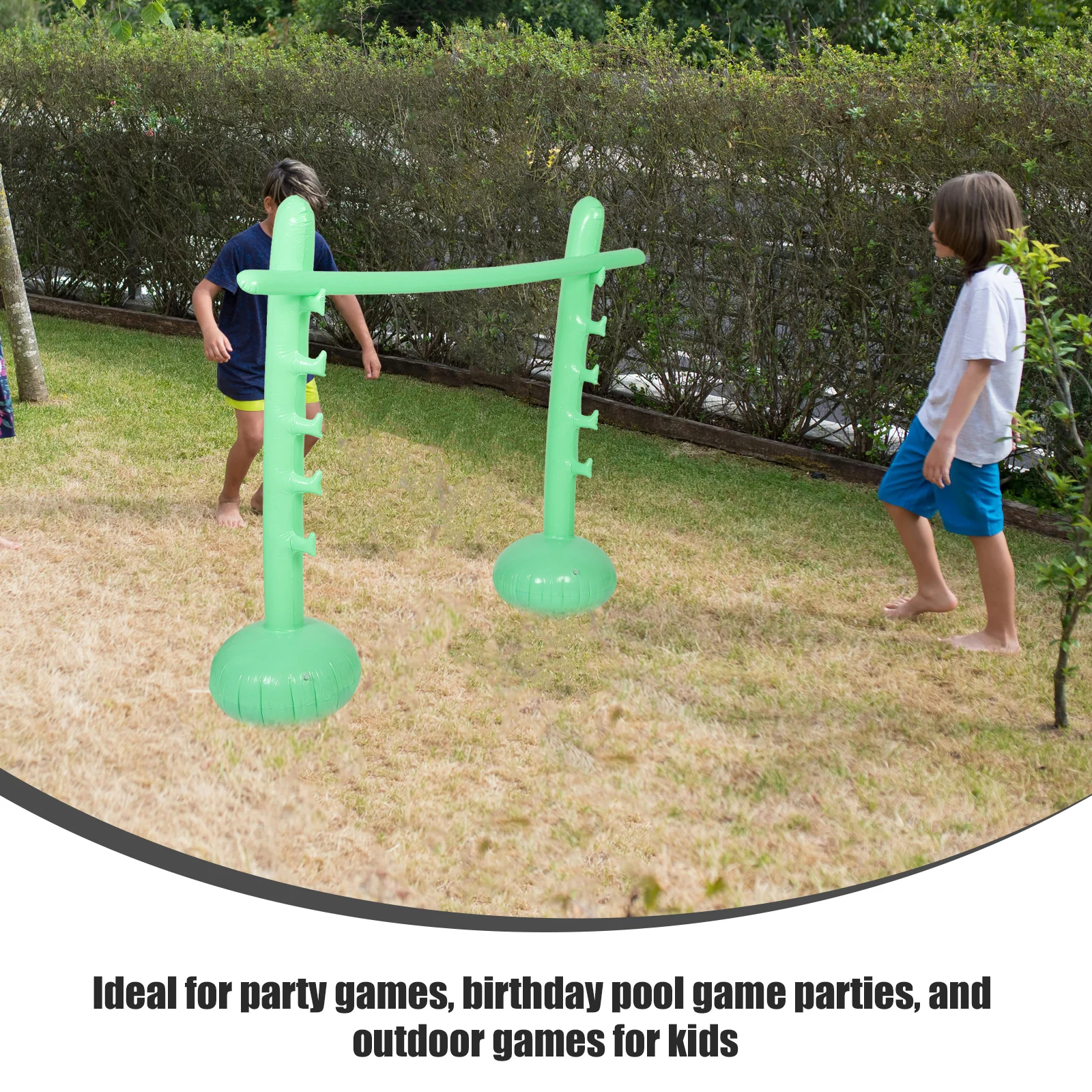 

Inflatable High Jump Toy Giant Prop Adjustable Height Fun Game Stick for Kids Adults Carnival Summer Events