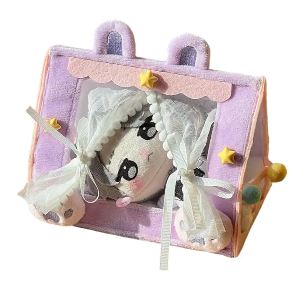 

Desktop Ornaments Doll Tent Scene Model Pretend Play Cotton Doll Bed Cute Miniature Doll Sleeping Bed Dollhouse Accessories
