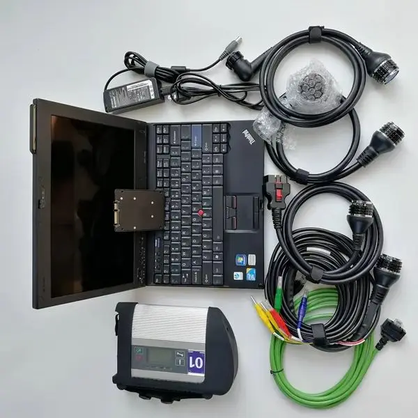 Автомобильный диагностический инструмент obd2 mb sd connect star c4 с 90% новым процессором x220t i5 4 ГБ оперативной памяти 480 ГБ SSD 2025.09V Полный комплект программного обеспечения